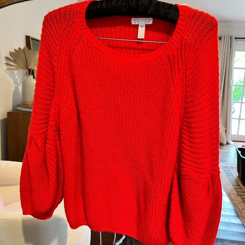 Nordstrom Leith Red Sweater